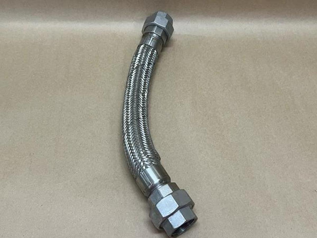 Used 19" Corrugated Braided Stainless Steel Hose