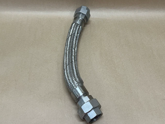Used 19" Corrugated Braided Stainless Steel Hose