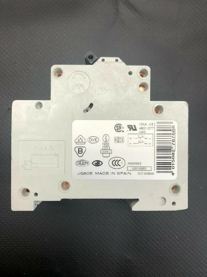 Used Moeller FAZ-C16/2 Thermal Magnetic Circuit Breakers (LOT of 2)