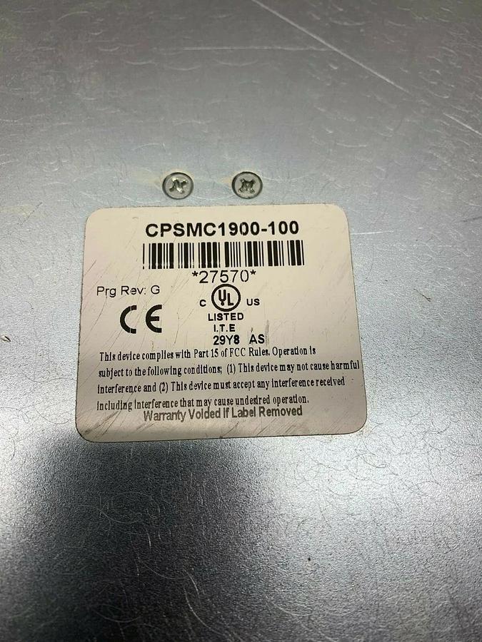 Used Transition Networks CPSMC 1900-100 19 Slot Chassis