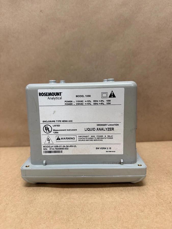 Used Rosemount Analytical Model 1056 Liquid Analyzer