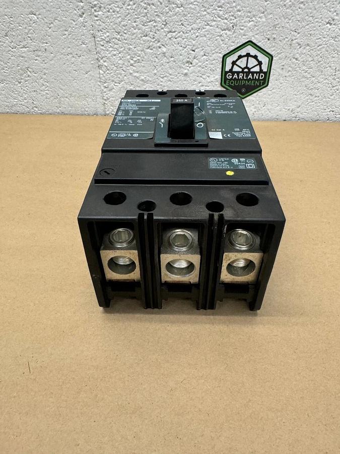 Used Square D KHL36250 Circuit Breaker, 250 A, 240-600V, 50/60Hz