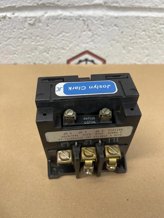 Used Joslyn Clark 801A5951-14, 3 phase Starter
