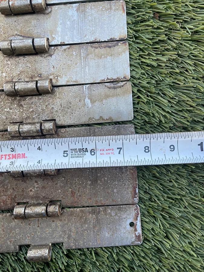 Used Rexnord SS815 BC 83 Tabletop Chain, Stainless Steel, L:43.5” W:7.5"