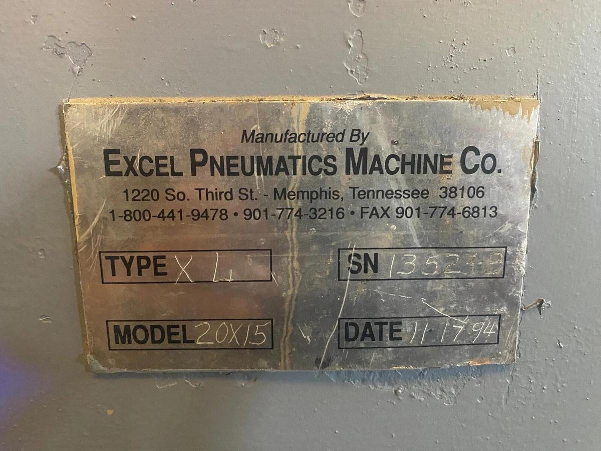Used Excel Pneumatics 20x15 Rotary Airlock Feeder