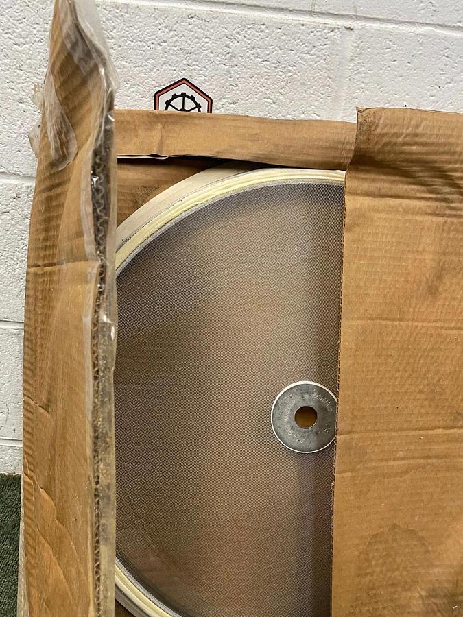 Used CPI Wirecloth 24” Mesh for Vibratory Screener, 26 microns