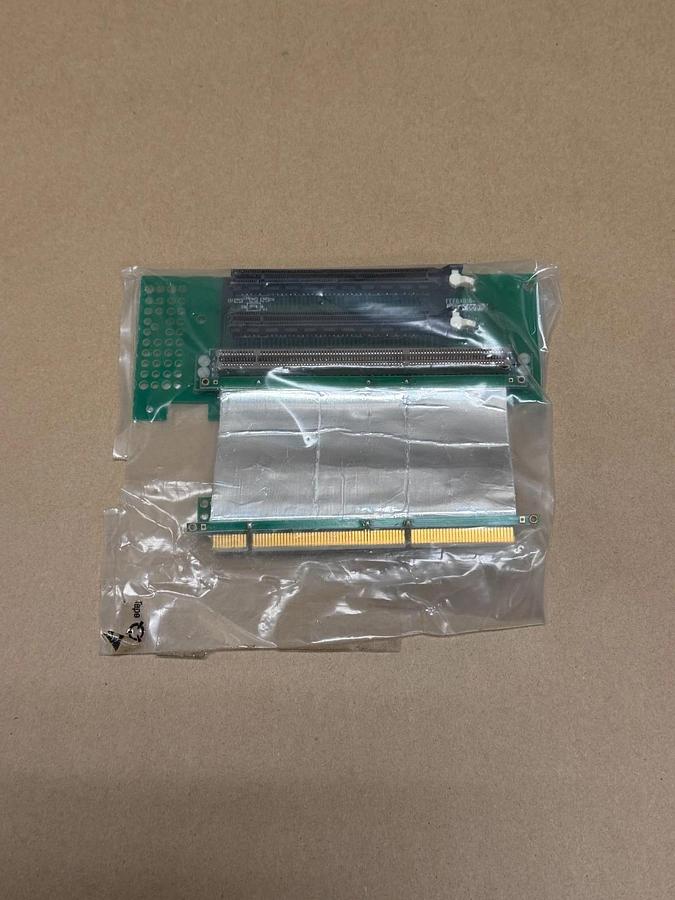 Used ADEX EEERXB16-XX8-003-3/2 3-Slot PCI Express X16 Right-Angle Riser Card