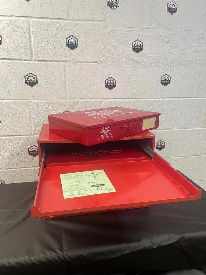 Used Best Plumbing Specialties Large Kit Box/ Storage Container, Assorted Products