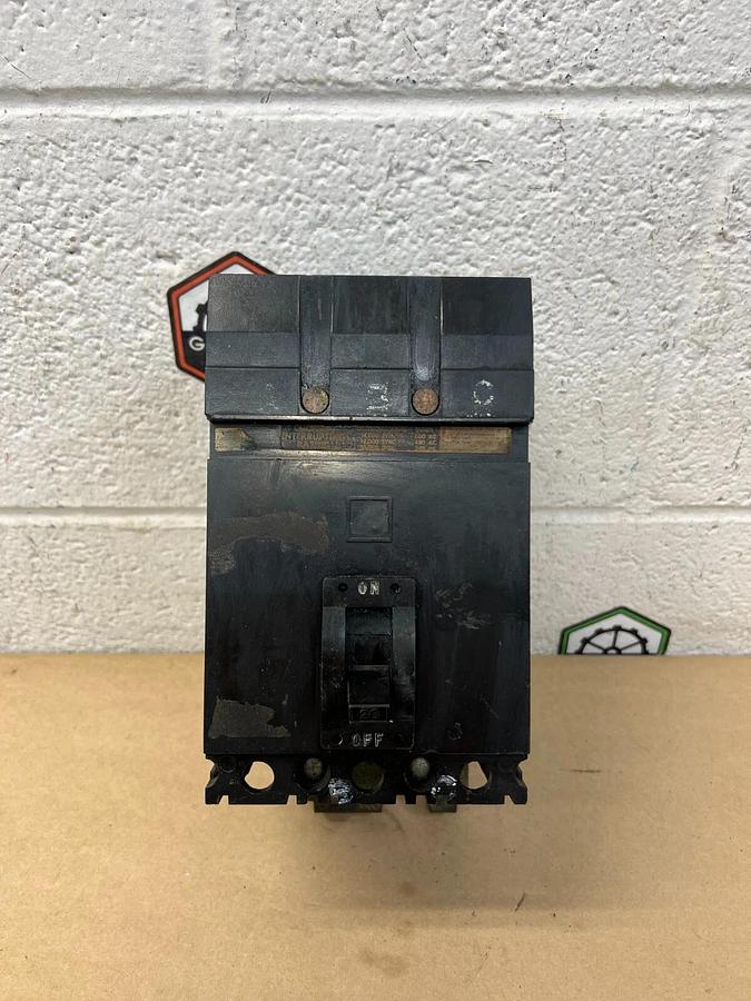 Used Square D KL-592 3 Pole Circuit Breaker 600 VAC