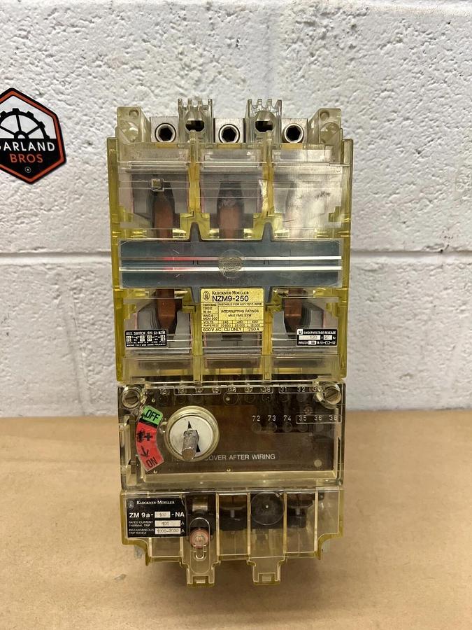 Used Klockner-Moeller NZM9-250 Circuit Breaker