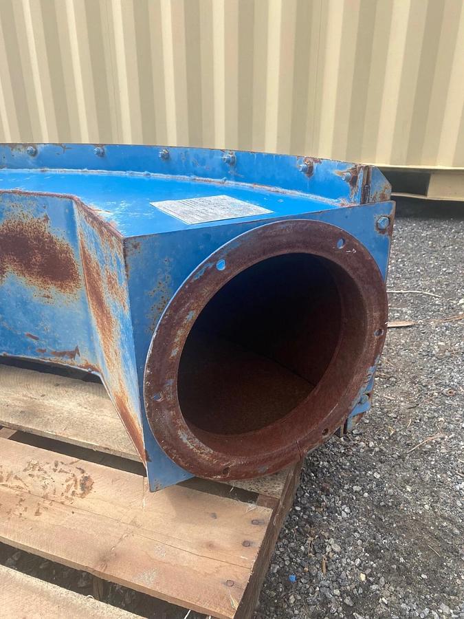 Used Koger Air 10x90 Replaceable Back Elbow, 10” Flange, 90° Elbow