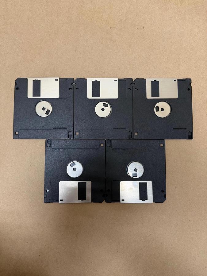 Used Eltron 105524-002 Create-A-Label Tools Disks 1 Through 5 - Lot of 5