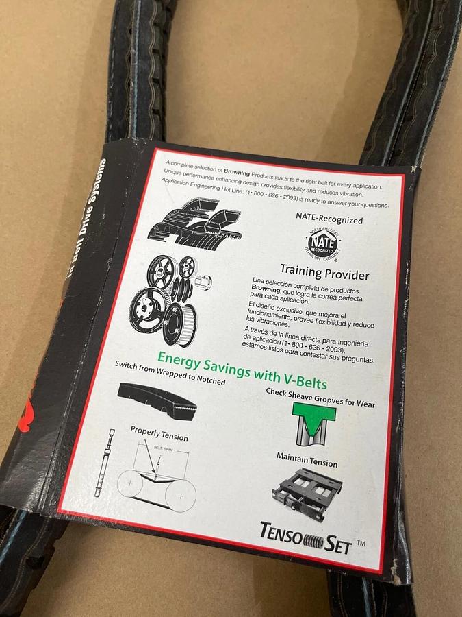 Used Browning 5VX1700 Cogged V-Belt