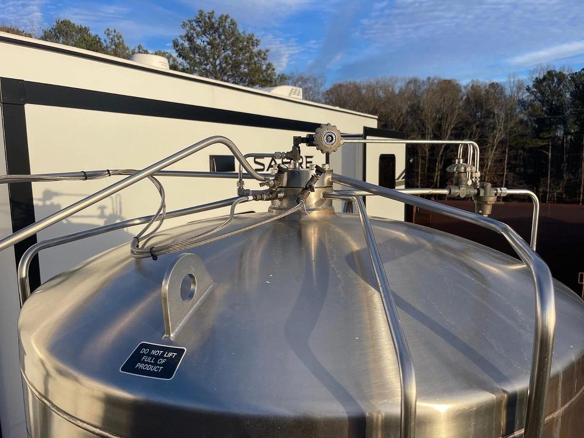 Used Perma-Cyl 2000L Nitrogen Refrigerated Liquid Storage Tank Perma-Cyl 2000 HP PSTR