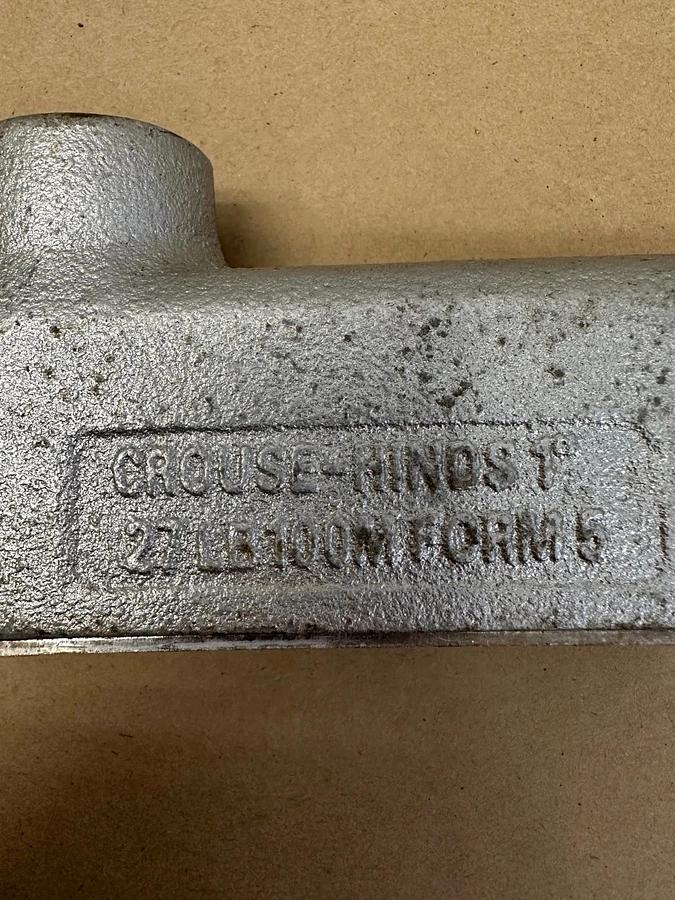 Used Crouse Hinds 27LB 100M Form 5, 1” Conduit