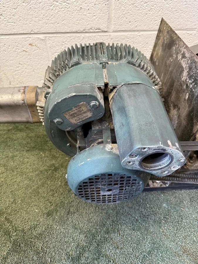 Used Siemens ELMO-G 2BH1 413-1HY99-Z Vacuum Pump, Baldor M3616T 7.5Hp 3450RPM, Motor