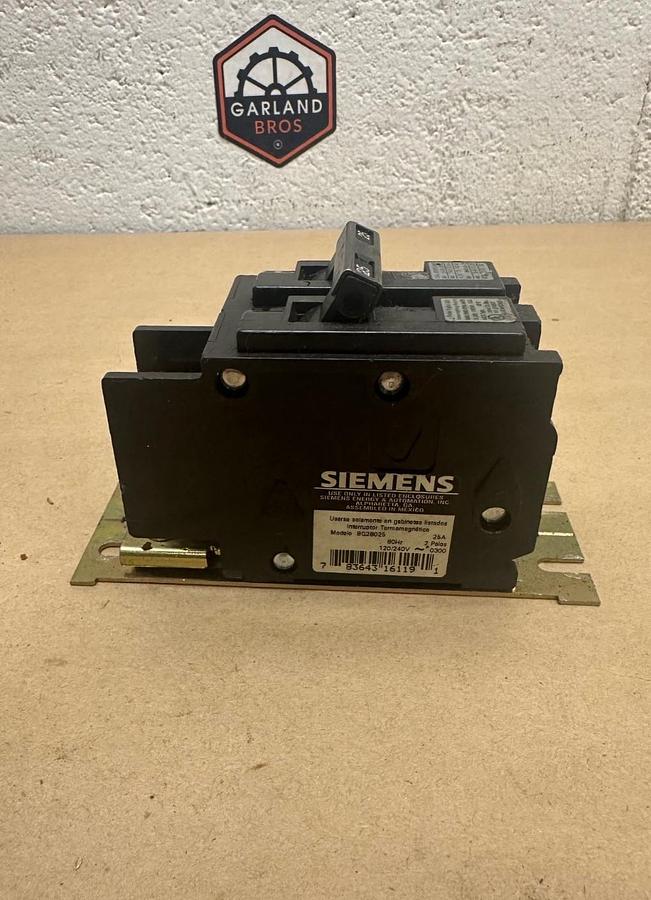 Used Siemens BQ2B025 Circuit Breaker 25A