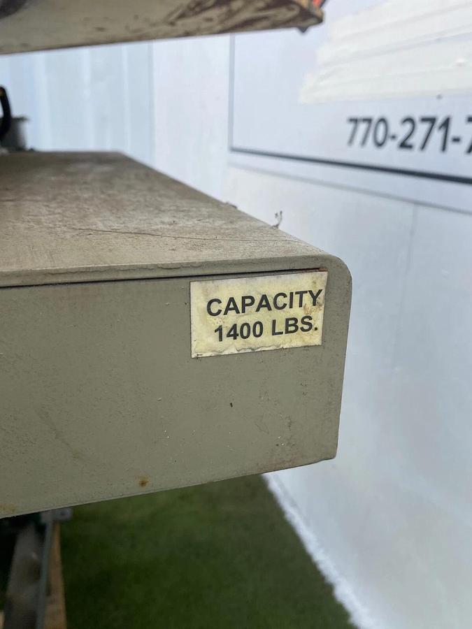 Used Southworth LS2-36 Scissor Lift Table 46”x54” Top, Rotates Clockwise 1400 lb Lift