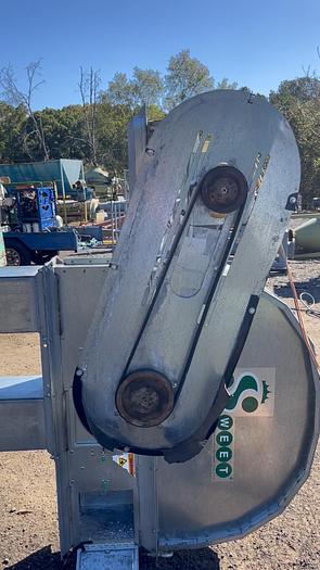 Used Sweet Mfg Co ATOM II Silver-Sweet Bucket Elevator, 6"x5" Perf Plastic Buckets