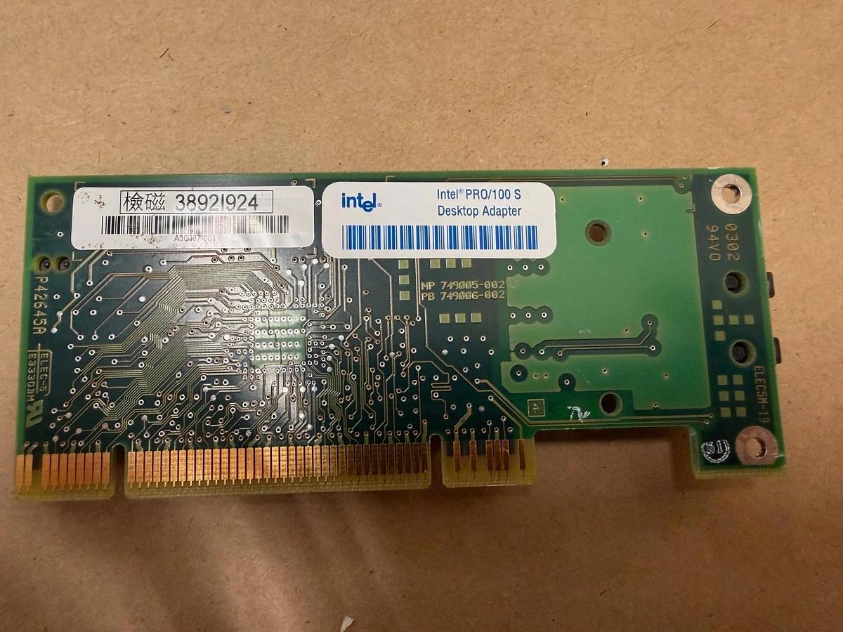 Used Intel Pro/100 S Desktop Adapter