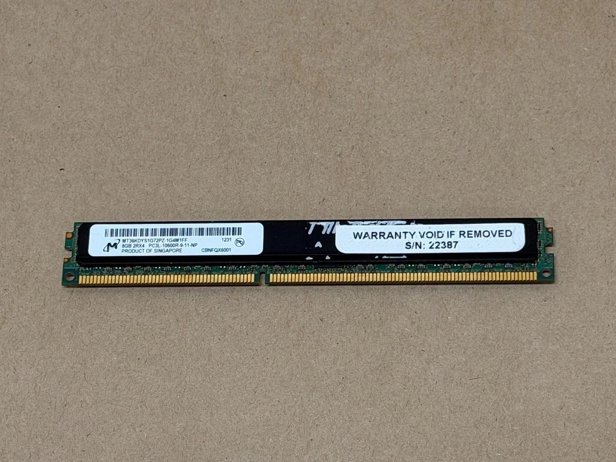 Used Micron MT36KDYS1G72PZ-1G4M1FF 8GB SDRAM Memory Module