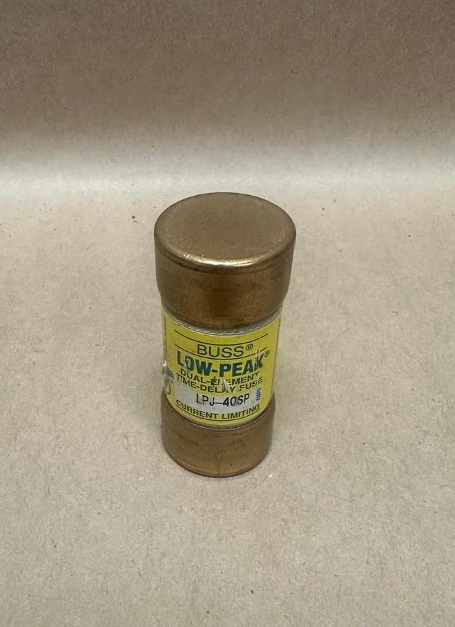 Used Cooper Bussmann LPJ-40SP 40A Time Delay Fuse