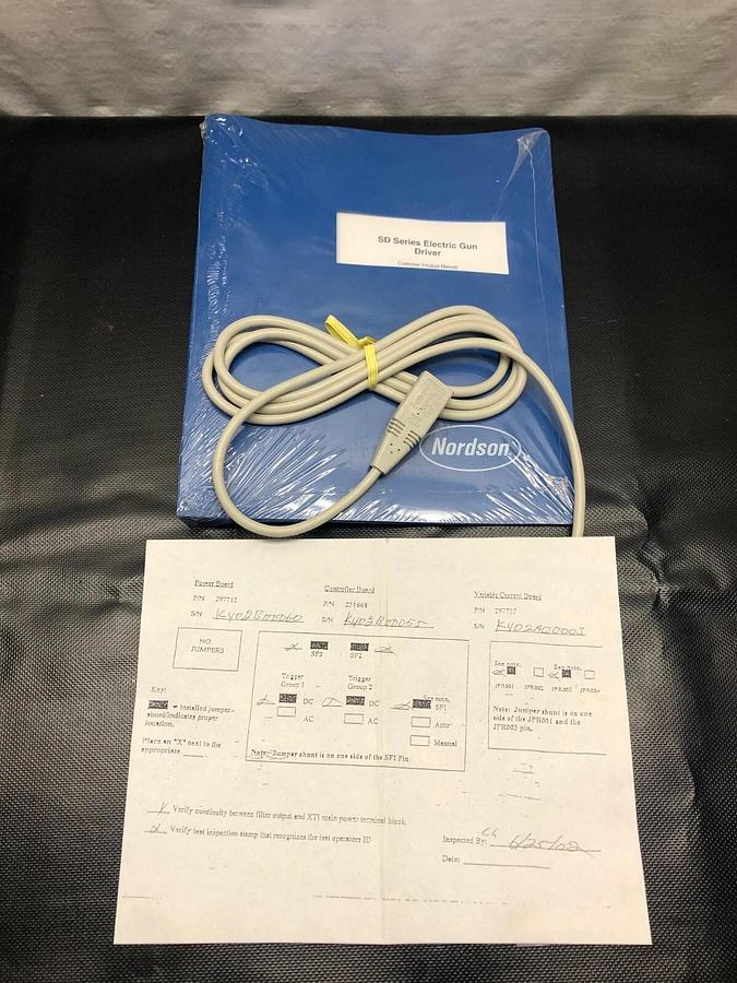 Nordson 231667E, SD Series Electric Gun Driver w/ Manual