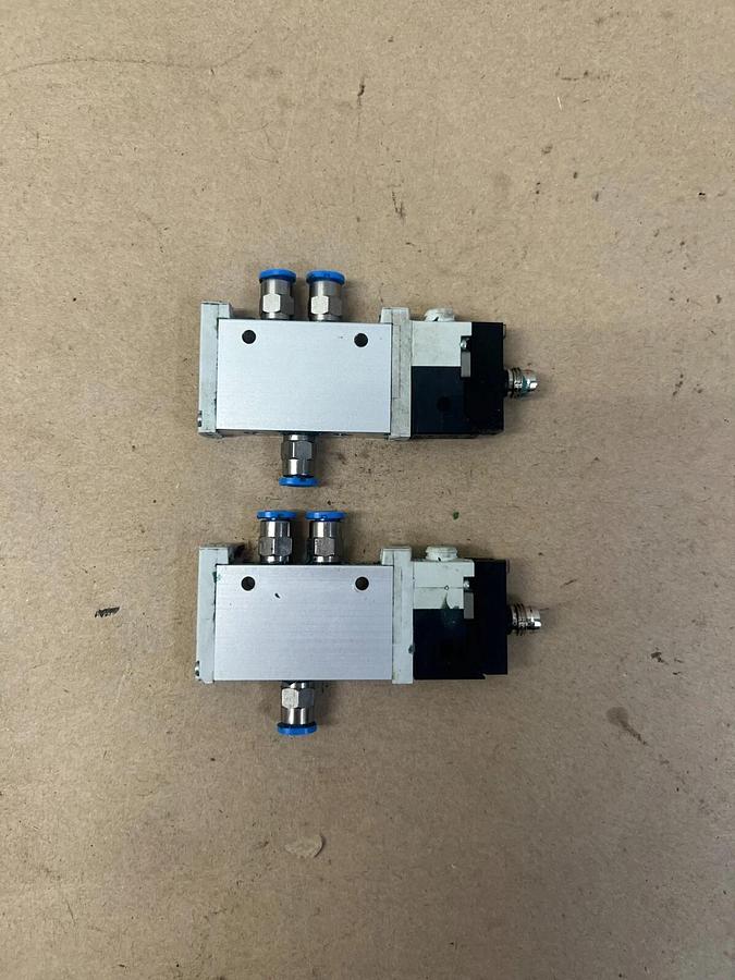Used Festo VUVG-L10-M52-RT-M5-1P3 Solenoid Valve - Lot of 2