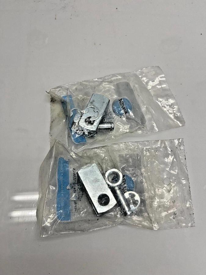 Used BIMBA D-231-1 Clevis Pin and Bracket, Pneumatic Accessory Supplies - Lot of 2