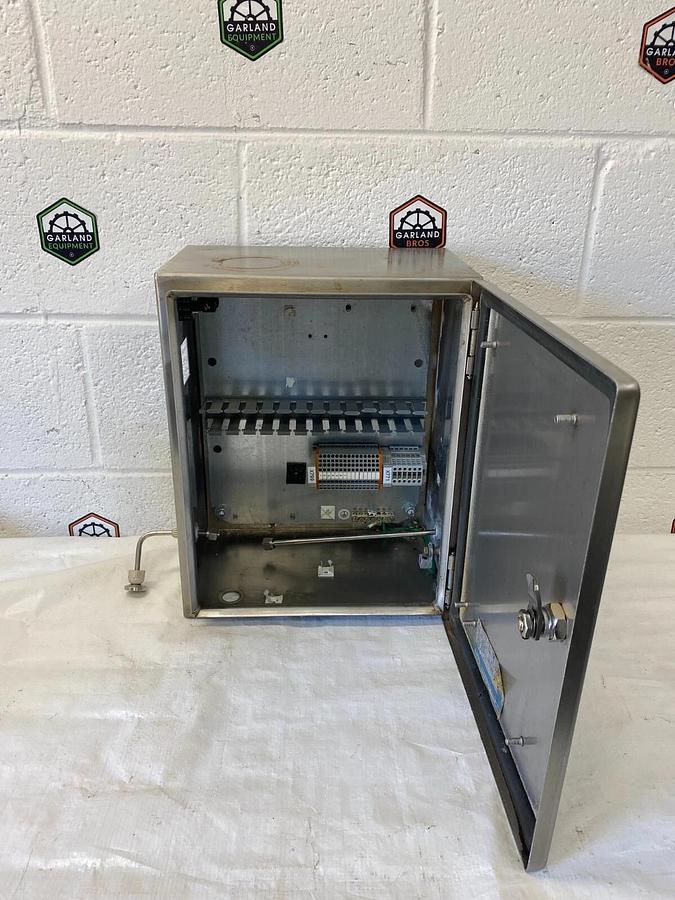 Used Rittal AE 1005 Stainless Steel Enclosure With Key, 15" x 11-3/4" x 8.5"