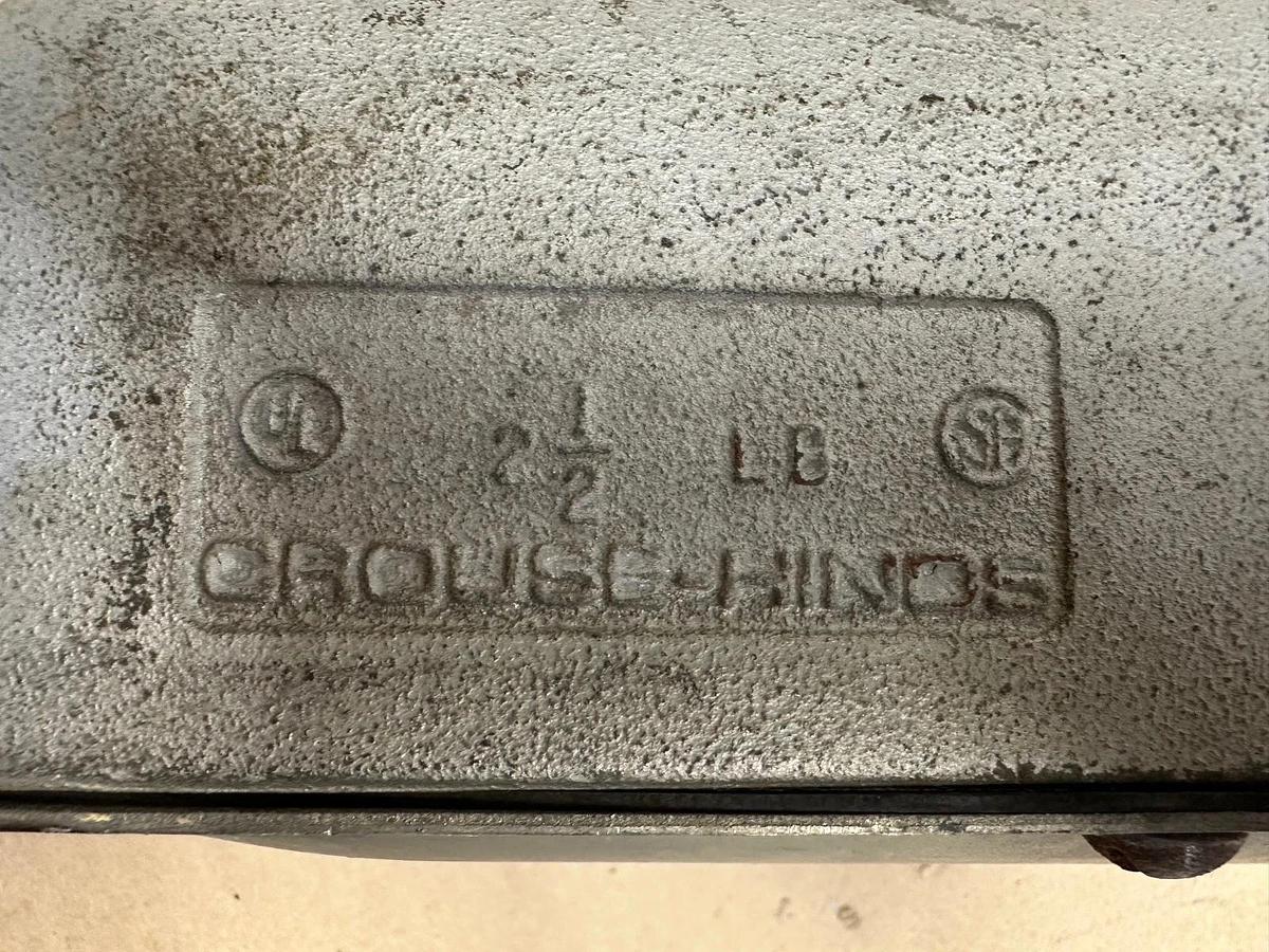 Used Crouse-Hinds LB 2-1/2” Conduit