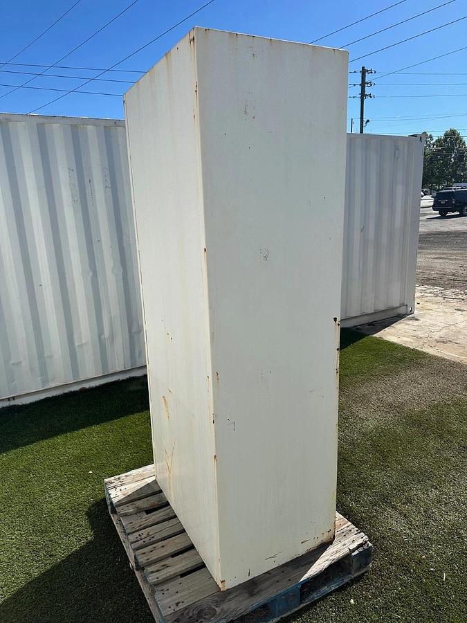 Used Industrial Storage Cabinet 2 Door, 3 Shelf Cabinet W: 36”, D: 23”, H: 80”