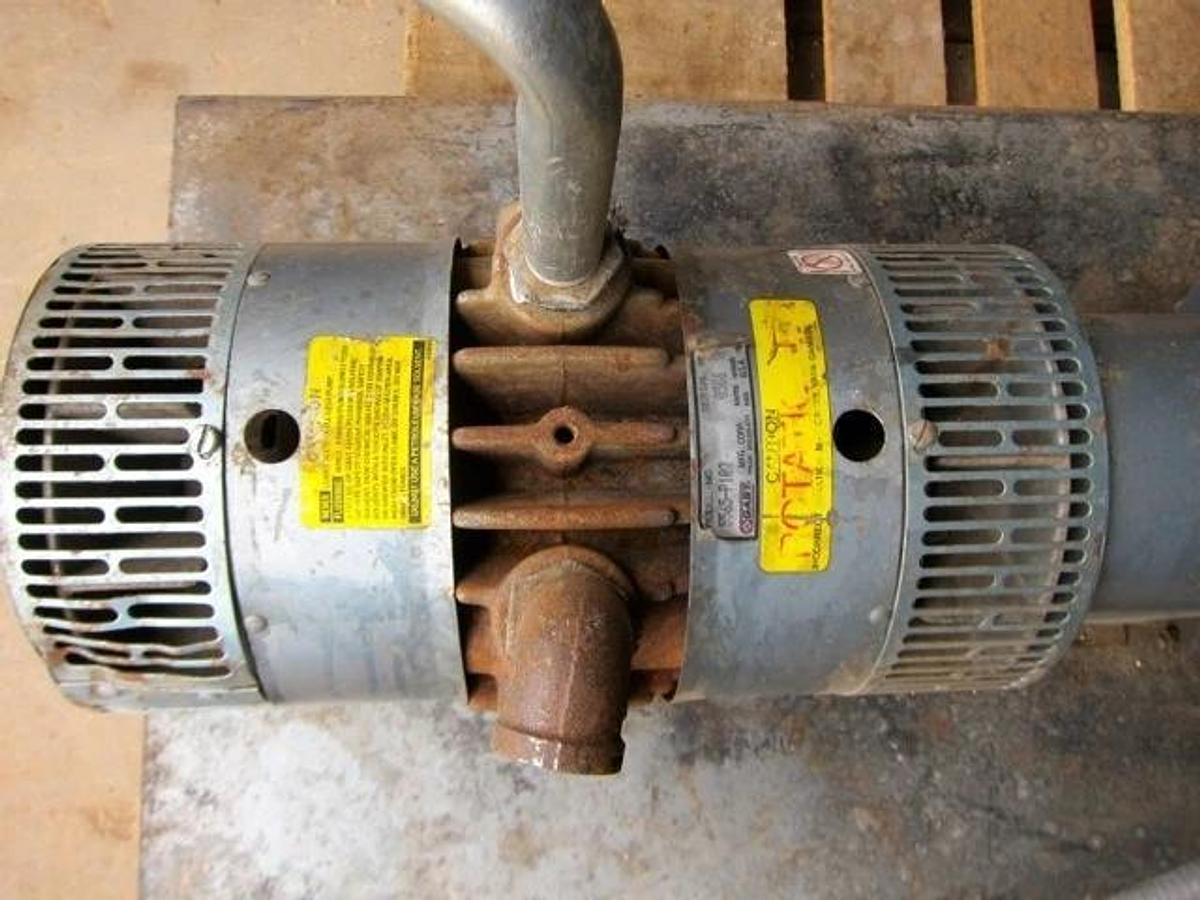 Used Gast Pump 5565-P102 Lincoln 7.5 hp Motor