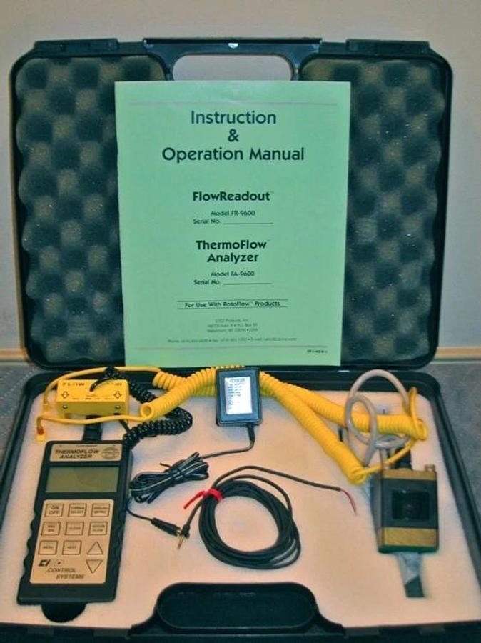Used Cito Products Thermoflow Analyzer FA-9600 Flow Readout FR-9600 Flow Calibrator