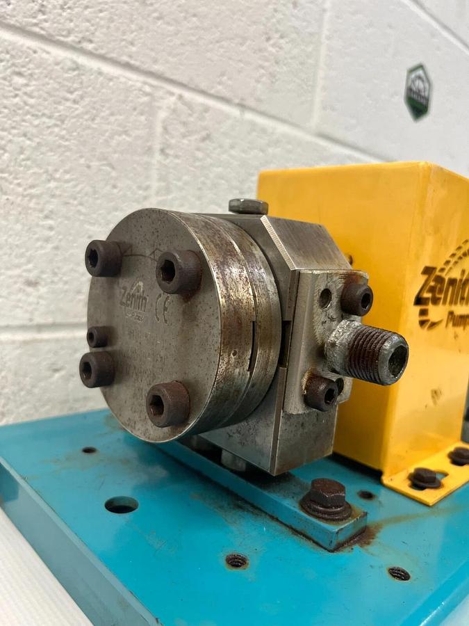 Used Zenith 61-20000-0538-0 Metering Pump w/ 1/2 HP Marathon Electric Motor