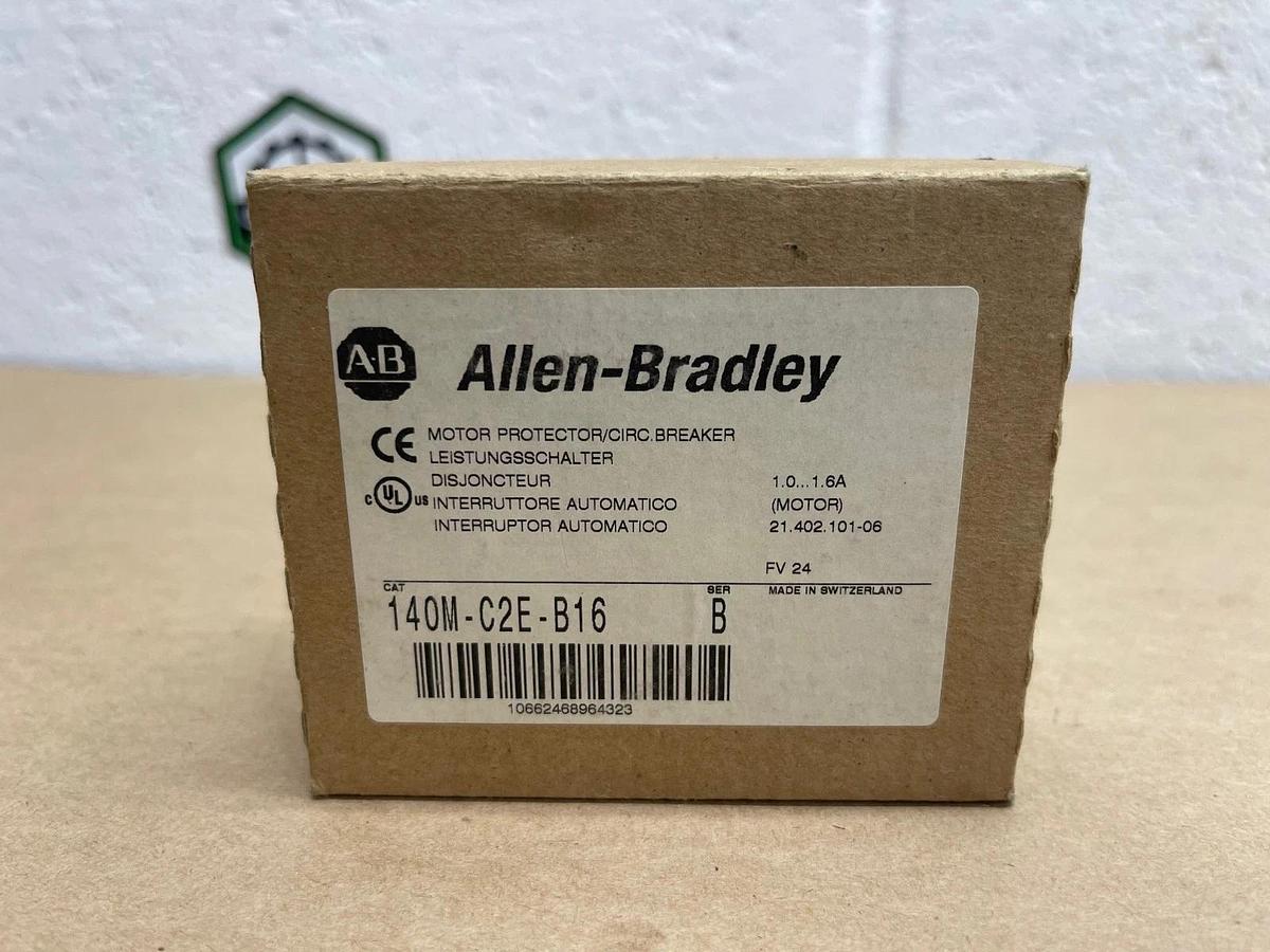 Used Allen Bradley 140M-C2E-B16 Series B Motor Protector/Circuit Breaker