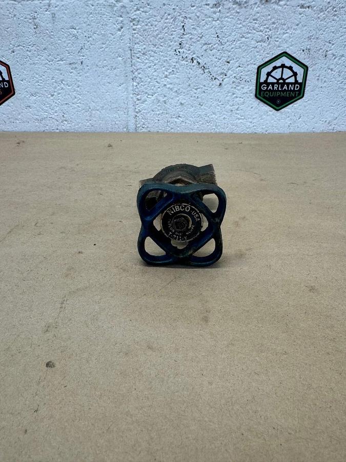 Used Nibco T-211-Y 3/8” Brass Valve, 125 SWP, 200 WOG