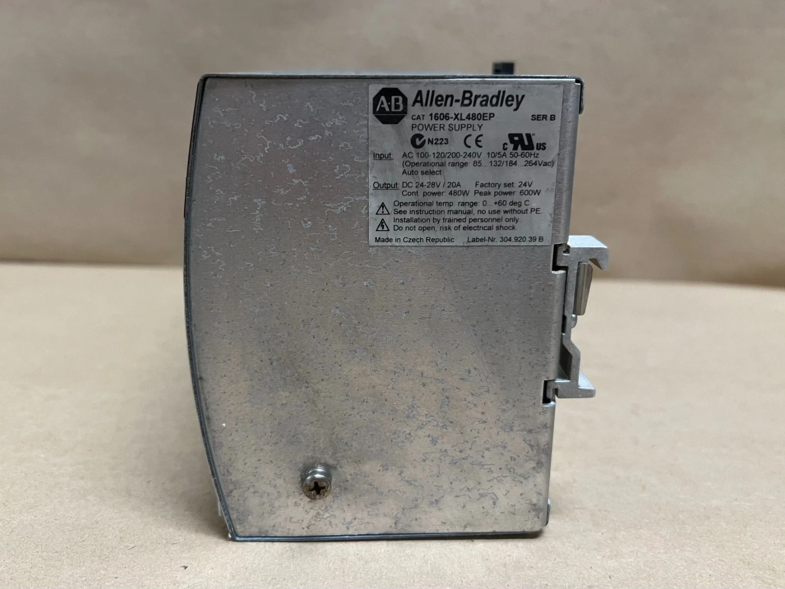 Used Allen Bradley 1606-XL480EP Series B Power Supply