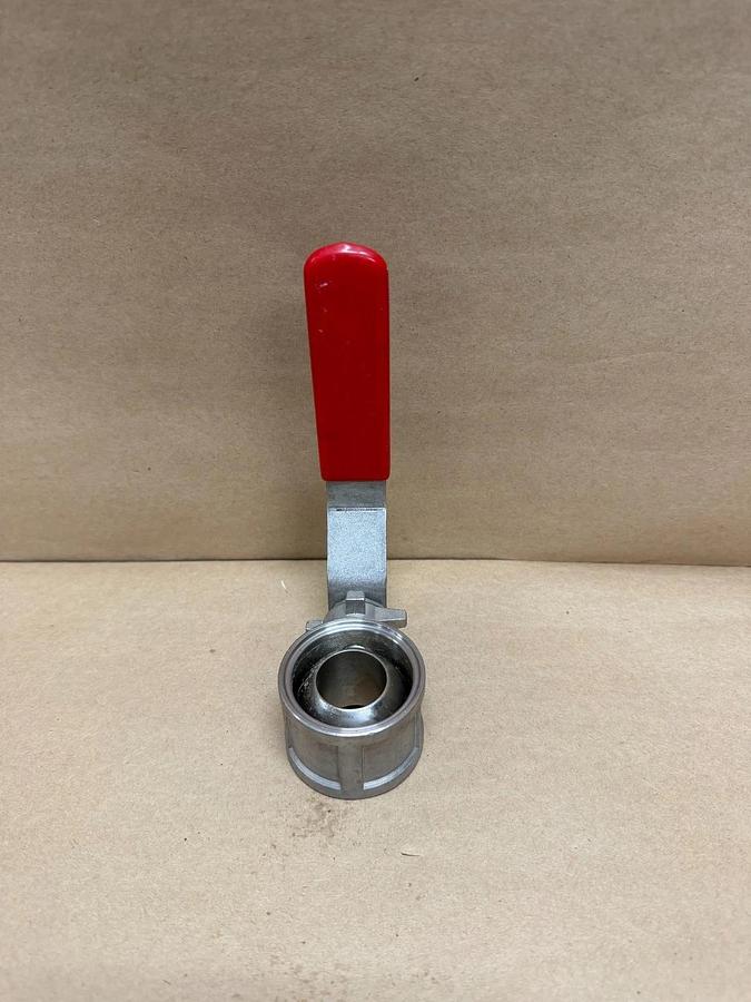 Used 1" Stainless Steel PN56 Threaded Full-Port Ball Valve (1.4401 Stainless Steel)