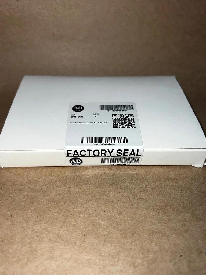 Allen Bradley 2085-ECR Ser A Micro800 Expansion Module End Cap *FACTORY SEALED*