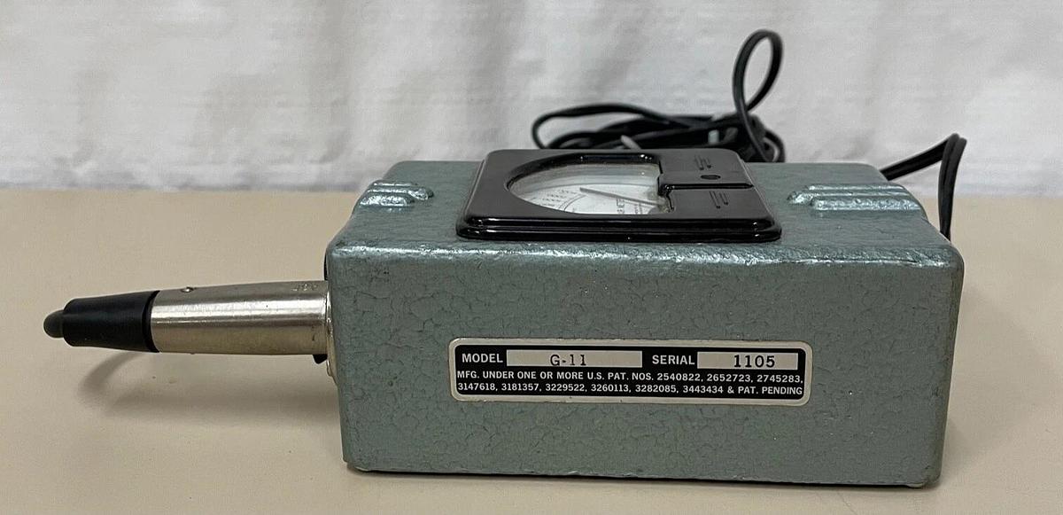 Used Teledyne Hastings Raydist G-11 Mass Air Meter Analog w/ S-27 Probe