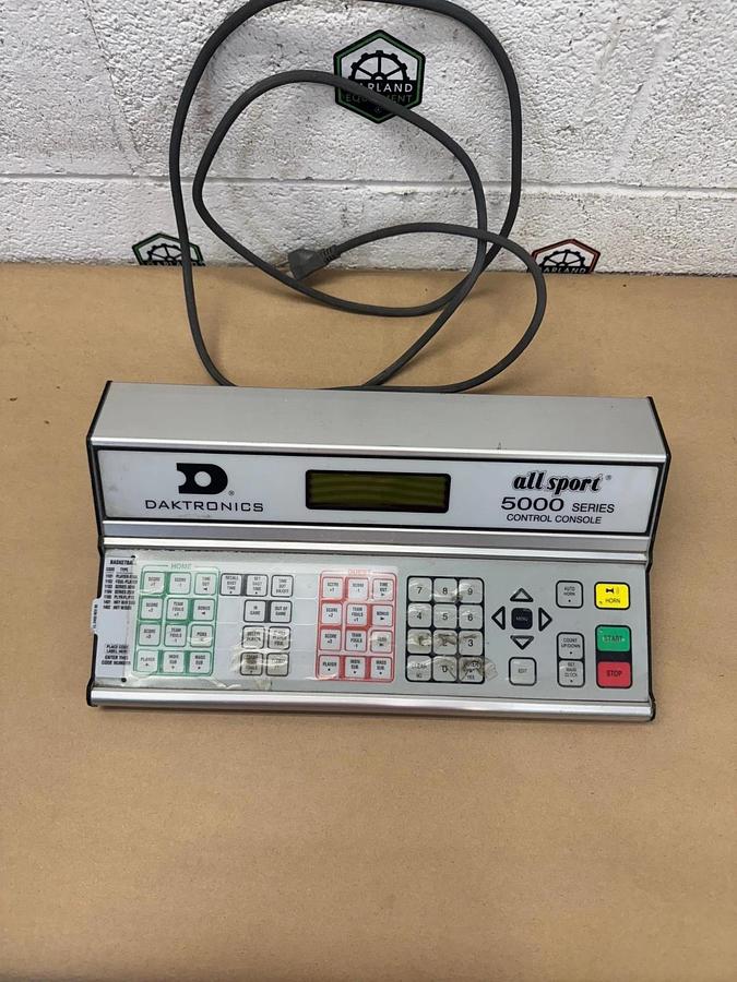 Used Daktronics AllSport 5000 Series Control Console, Controller w/ Power Cable