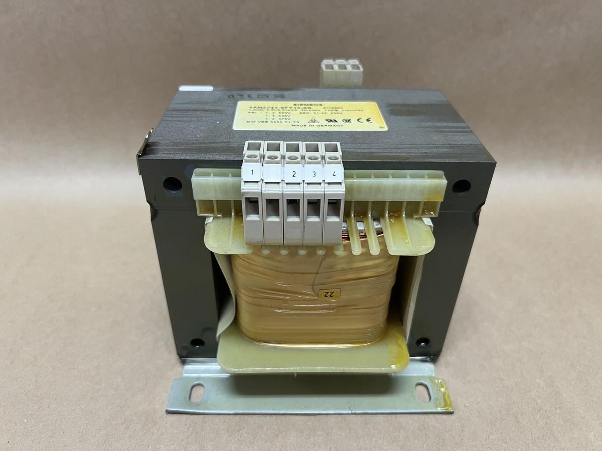 Used Siemens 4AM5741-5FT10-0C 1.0 (UL 0.8)/5.01KVA Transformer