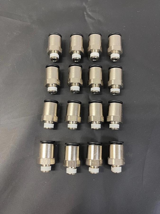 Used Legris Push-to-Connect Tube to Male NPT Tube Fitting, Connector, 1/8” Thread