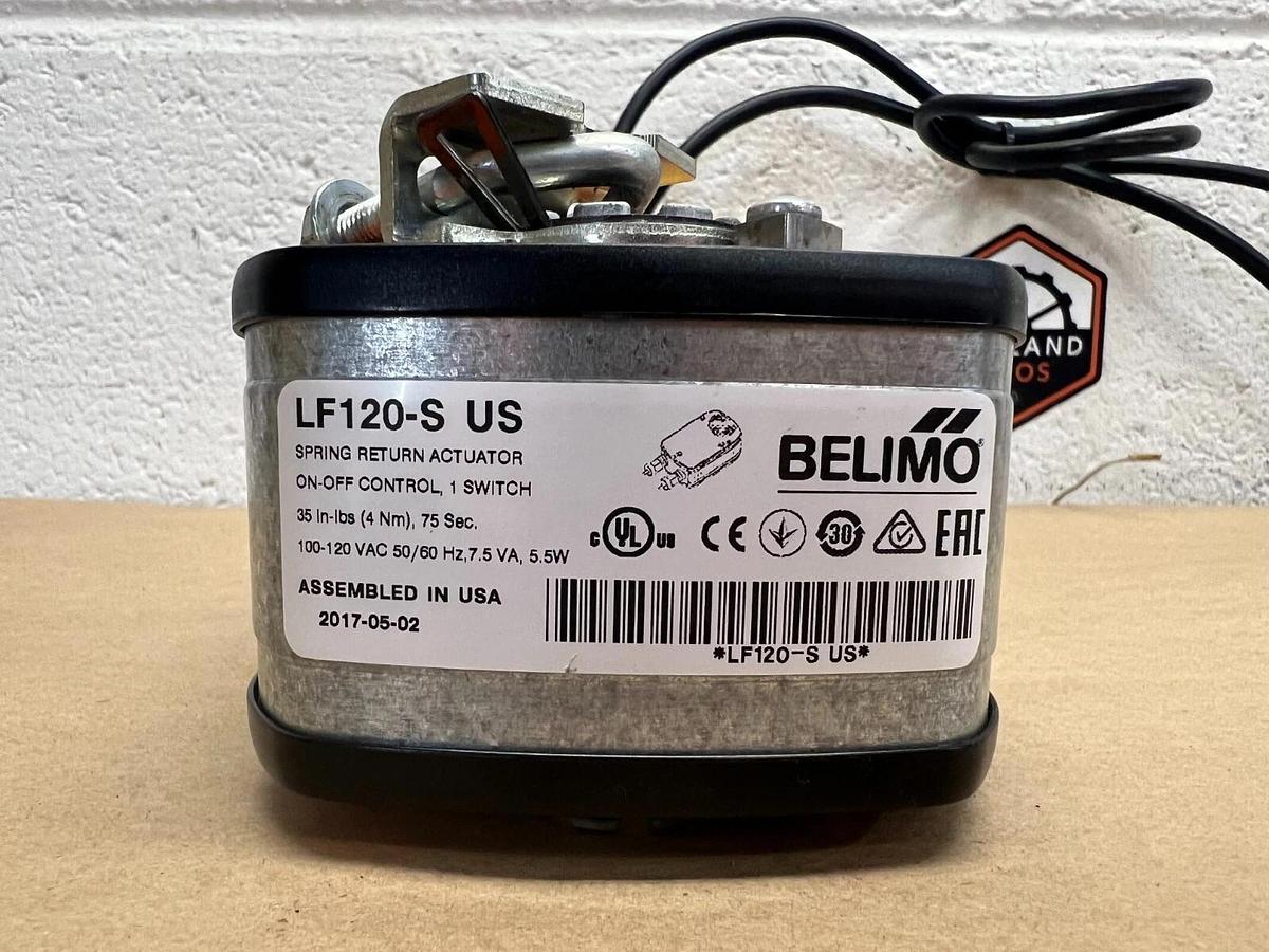Used Belimo LF120-S Actuator, 35 in-lb (4Nm), 120VAC, 50/60Hz