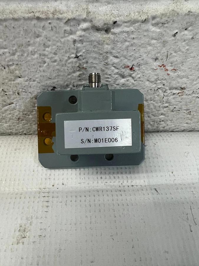 Centric RF CWR137SF SMA/Female to WR137 Coaxial to Waveguide Adapter