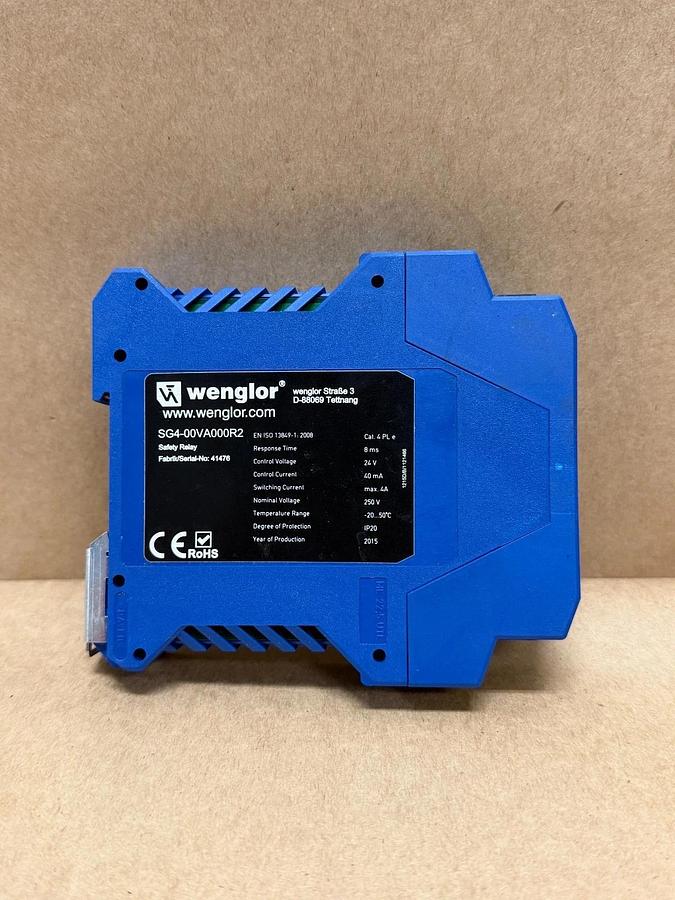 Used Wenglor SG4-00VA000R2 Safety Relay