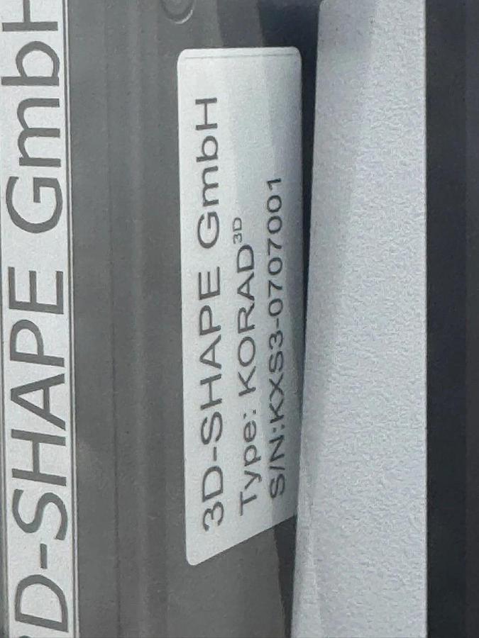 Used 3D-Shape GmbH KORAD 3D Coordinate Measuring/ Inspection System
