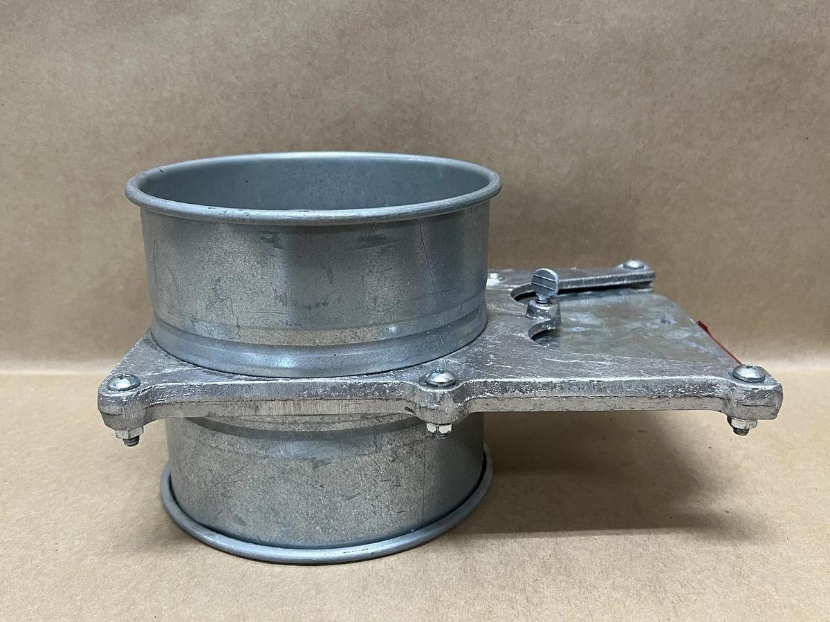 Used Nordfab 6-inch Cast Aluminum Blast Gate