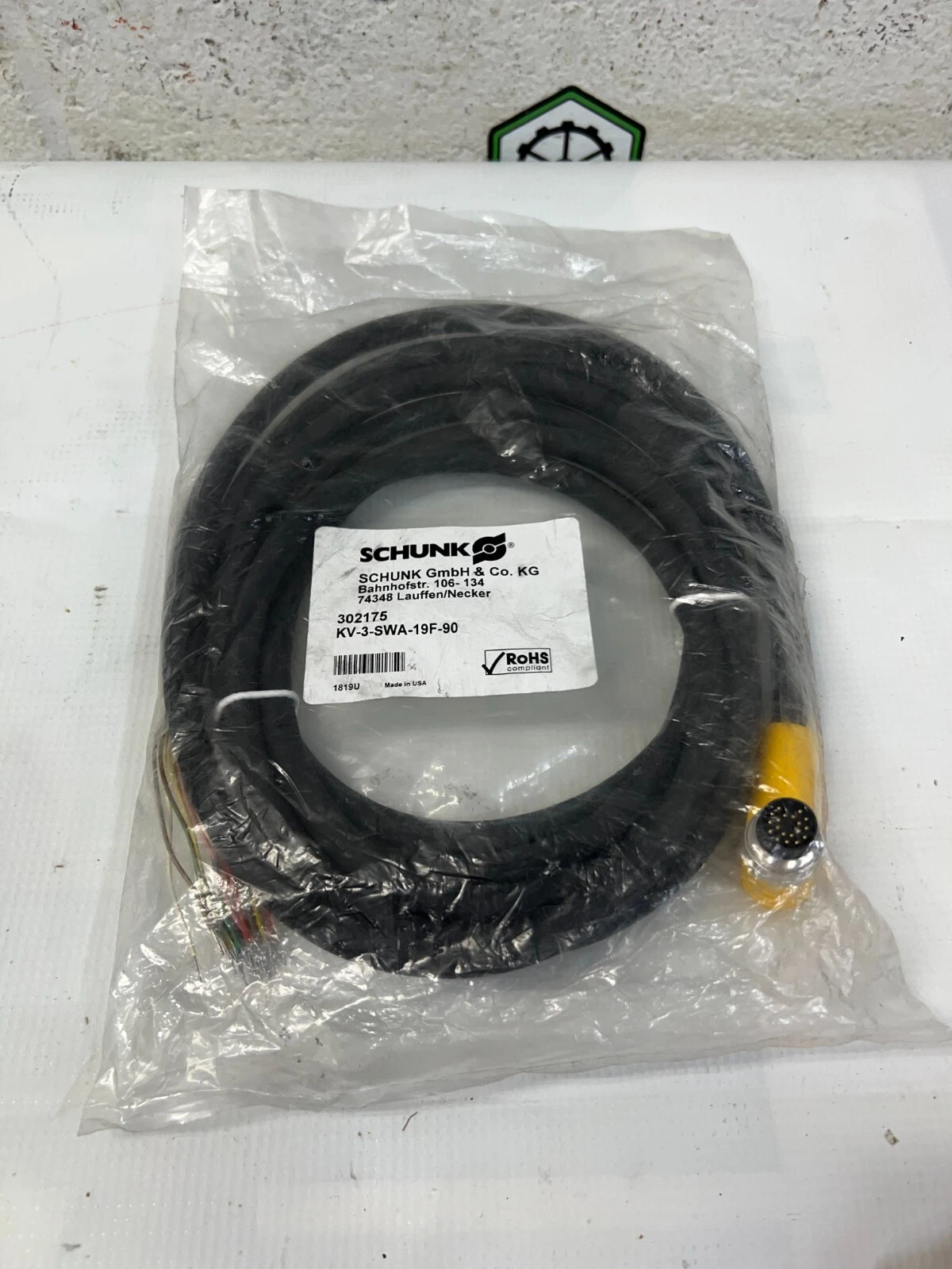 Used Schunk 302175 Cable